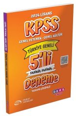 Ders Koçu 2024 KPSS Genel Yetenek Genel Kültür Fasikül 5 Deneme Çözümlü Ders Koçu Yayınları