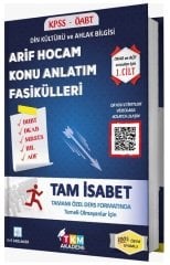 TKM Akademi DHBT MBSTS Tam İsabet Konu Anlatım Fasikülleri 1. Cilt - Arif Arslaner Hocam TKM Akademi