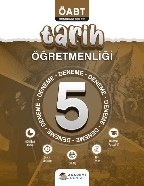 Akademi Denizi ÖABT Tarih Öğretmenliği 5 Deneme PDF Çözümlü Akademi Denizi