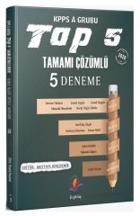 Dizgi Kitap 2020 KPSS A Grubu TOP 5 Deneme Çözümlü Dizgi Kitap Yayınları