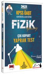 Yargı 2024 ÖABT Fizik Öğretmenliği Alan Bilgisi ve Alan Eğitimi Yaprak Test Çek Kopart - Ömer Güllü Yargı Yayınları