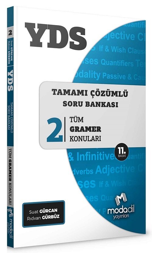 Modadil YDS Soru Bankası-2 Tüm Gramer Konuları Çözümlü Modadil Yayınları