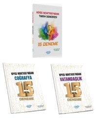 HMC Yayınları KPSS Noktasından Tarih+Coğrafya+Vatandaşlık 45 Deneme 3 lü Set HMC Yayınları