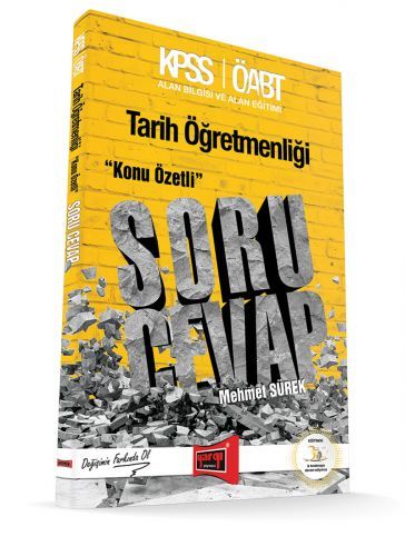 Yargı 2019 ÖABT Tarih Öğretmenliği Konu Özetli Soru Cevap Kitabı Yargı Yayınları