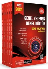 Pegem 2024 KPSS Genel Yetenek Genel Kültür Konu Anlatımlı Modüler Set Pegem Akademi Yayınları