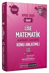 Pegem 2020 ÖABT Lise Matematik Konu Anlatımlı Modüler Set Video Destekli Pegem Akademi Yayınları