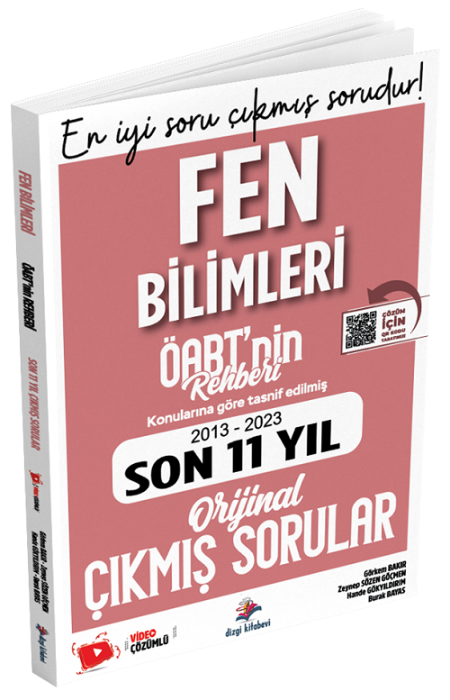 Dizgi Kitap ÖABT nin Rehberi Fen Bilimleri Öğretmenliği Son 11 Yıl Çıkmış Sorular Çözümlü Dizgi Kitap Yayınları