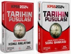 CBA Yayınları 2024 KPSS Tarihin Pusulası Konu + Soru 2 li Set - İsmail Adıgüzel CBA Yayınları