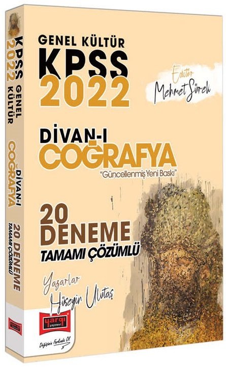 Yargı 2022 KPSS Divanı Coğrafya 20 Deneme Çözümlü - Hüseyin Ulutaş Yargı Yayınları