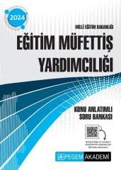 Pegem 2024 MEB Eğitim Müfettiş Yardımcılığı Konu Anlatımlı Soru Bankası Pegem Akademi Yayınları