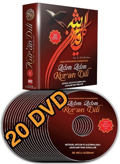 DDY Yayınları Adım Adım Kuran Dili DVD Seti (20 DVD) Necla YASDIMAN DDY Yayınları