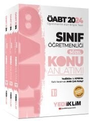 Yediiklim 2024 ÖABT Sınıf Öğretmenliği Konu Anlatımı Modüler Set Yediiklim Yayınları