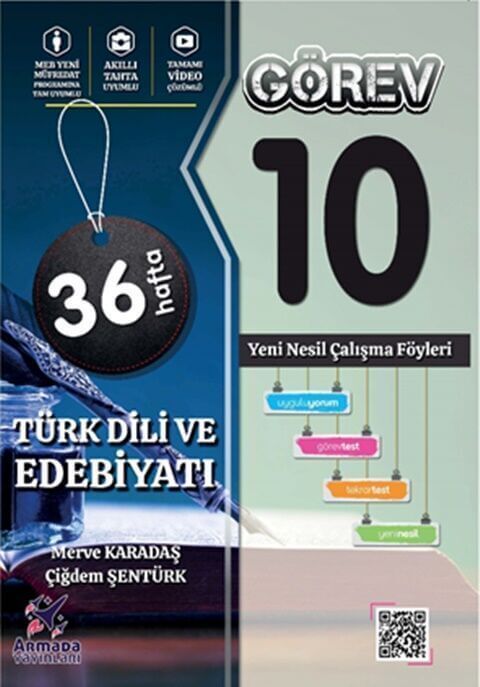 Armada 10. Sınıf Türk Dili ve Edebiyatı Görev Çalışma Föyleri Armada Yayınları