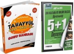 SÜPER FİYAT Tahayyül ÖABT Din Kültürü Soru + Paragon 5+1 Deneme 2 li Set - Mustafa Çoban, Adem Çoban Tahayyül + Paragon Yayıncılık