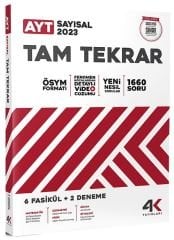 4K Yayınları YKS AYT Sayısal Tam Tekrar 6 Fasikül 2 Deneme 4K Yayınları