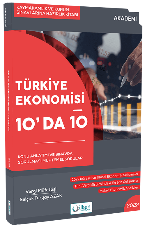 İlken 2022 Kaymakamlık Türkiye Ekonomisi 10 da 10 Konu Anlatımlı Soru Bankası İlken Yayınları