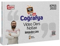 SÜPER FİYAT İsem 2022 KPSS Coğrafya Video Ders Notları - İbrahim Can Ertuğrul İsem Yayınları