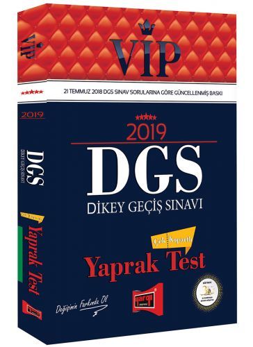 Yargı 2019 DGS VIP Yaprak Test Çek Kopart Yargı Yayınları