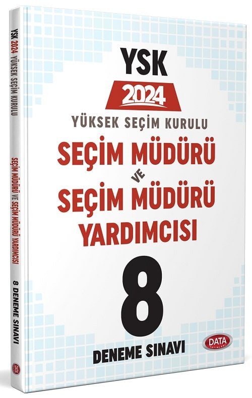 Data 2024 GYS YSK Seçim Müdürü ve Yardımcısı 8 Deneme Görevde Yükselme Data Yayınları