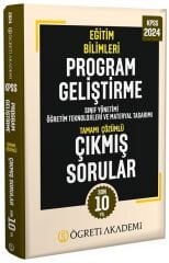 Öğreti 2024 KPSS Eğitim Bilimleri Program Geliştirme Çıkmış Sorular Son 10 Yıl Çözümlü Öğreti Akademi