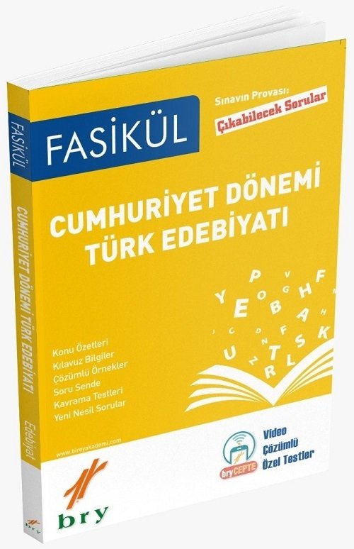 Birey Cumhuriyet Dönemi Türk Edebiyatı Fasikül Çıkabilecek Sorular Birey Yayınları