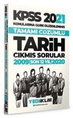 Yediiklim 2021 KPSS Tarih Çıkmış Sorular Konularına Göre Çözümlü Yediiklim Yayınları