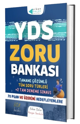 Erkan Önler YDS ZORU Bankası Soru Bankası - Erkan Önler Erkan Önler Yayınları
