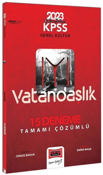 Yargı 2023 KPSS Vatandaşlık İYİ 15 Deneme Çözümlü Yargı Yayınları