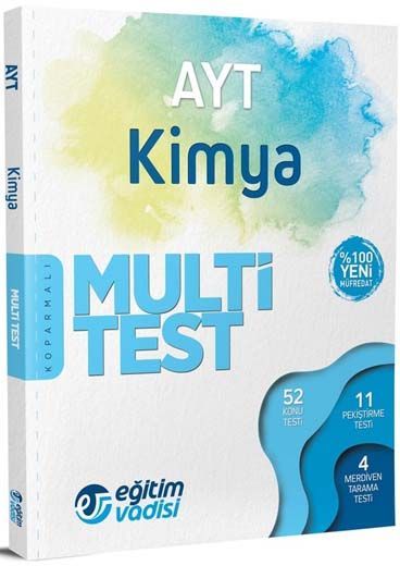 SÜPER FİYAT Eğitim Vadisi YKS AYT Kimya Multi Test Soru Bankası Eğitim Vadisi Yayınları