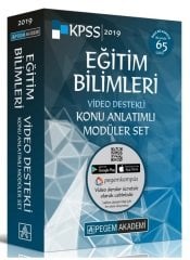 Pegem 2019 KPSS Eğitim Bilimleri Konu Anlatımlı Modüler Set Video Destekli Pegem Akademi Yayınları