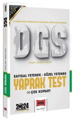 Yargı 2024 DGS VIP Yaprak Test Çek Kopart Yargı Yayınları