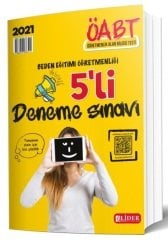 SÜPER FİYAT Lider 2021 ÖABT Beden Eğitimi Öğretmenliği 5 Deneme Dijital Çözümlü Lider Yayınları