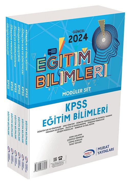 Murat 2024 KPSS Eğitim Bilimleri Konu Anlatımlı Modüler Set Murat Yayınları