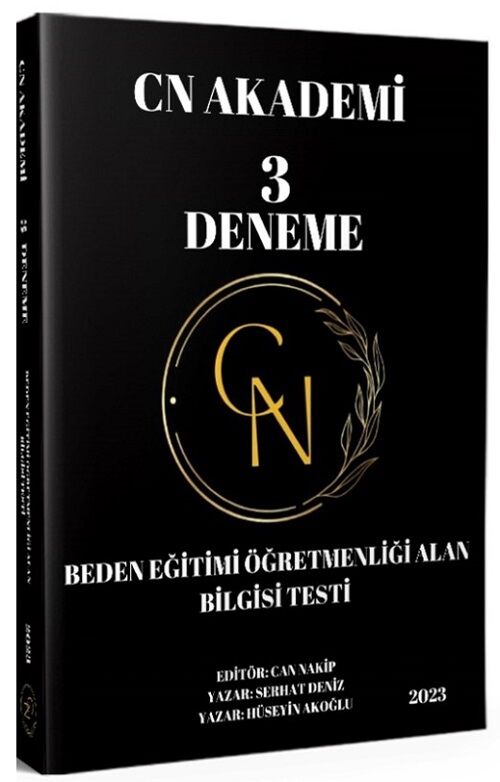 CN Akademi 2023 ÖABT Beden Eğitimi Öğretmenliği 3 Deneme - Can Nakip CN Akademi