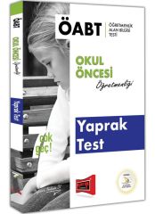 Yargı 2019 ÖABT 7 ÇOK GEÇ Okul Öncesi Öğretmenliği Yaprak Test Yargı Yayınları