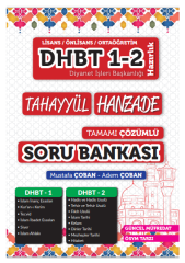Tahayyül DHBT 1-2 Hanzade Soru Bankası Çözümlü - Mustafa Çoban, Adem Çoban Tahayyül Yayınları