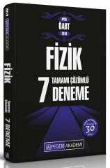 SÜPER FİYAT Pegem 2019 ÖABT Fizik 7 Deneme Çözümlü Pegem Akademi Yayınları