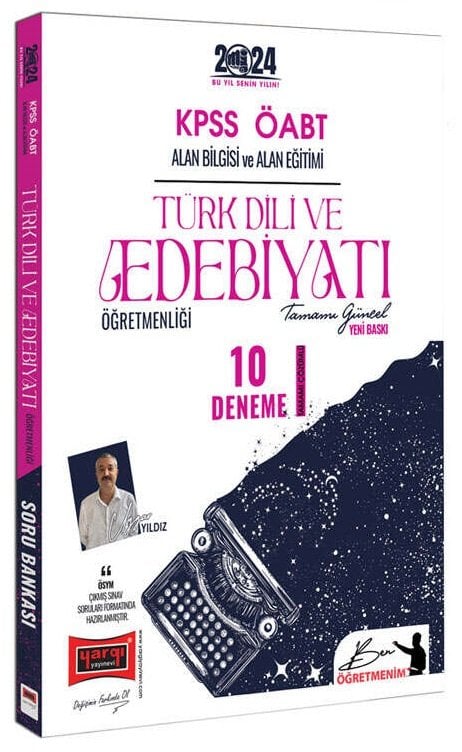 Yargı 2024 ÖABT Türk Dili ve Edebiyatı Öğretmenliği 10 Deneme Çözümlü - Uygar Yıldız Yargı Yayınları