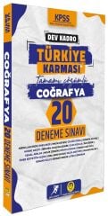 Tasarı Dev Kadro KPSS Coğrafya Dev Kadro Türkiye Karması 20 Deneme Çözümlü Tasarı Yayınları