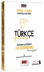 Yargı 2024 ÖABT Türkçe Öğretmenliği 10 Deneme Çözümlü Yargı Yayınları