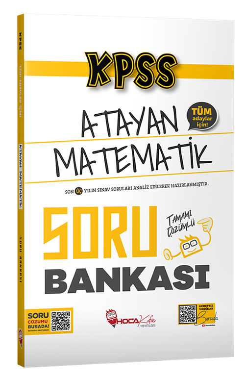 Hoca Kafası KPSS Matematik Atayan Soru Bankası Çözümlü Hoca Kafası Yayınları