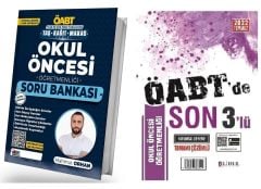 SÜPER FİYAT TKM Akademi ÖABT Okul Öncesi Soru + Lider 3 Deneme 2 li Set TKM Akademi + Lider Yayınları