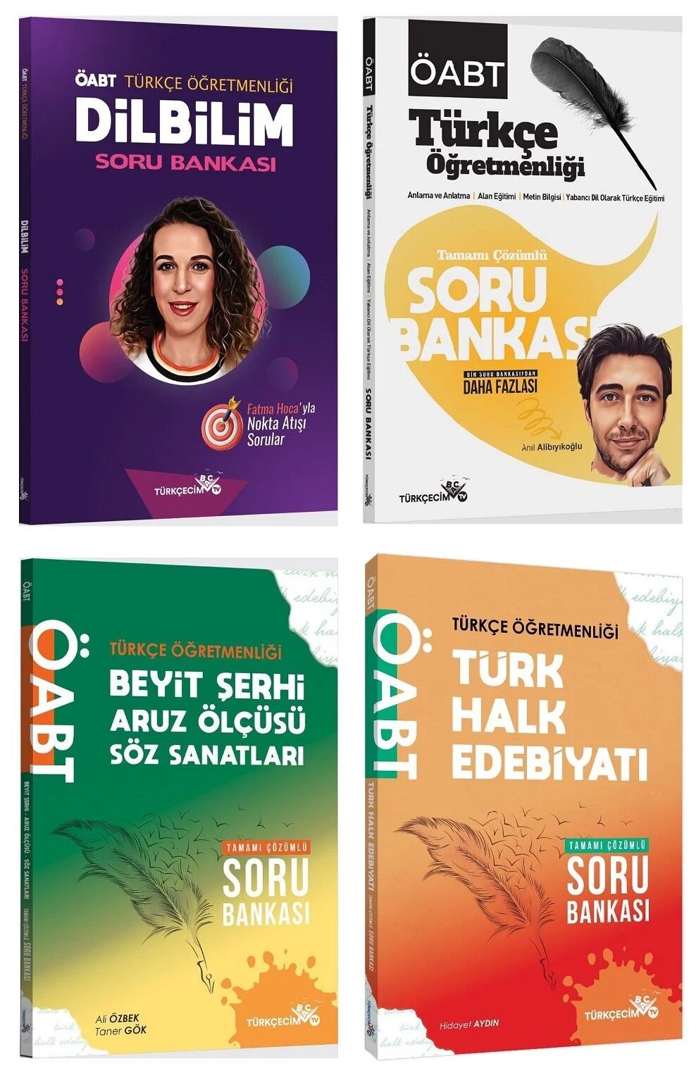 Türkçecim TV ÖABT Türkçe Soru Bankası 4 lü Set Türkçecim TV Yayınları