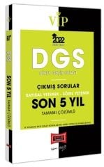 Yargı 2022 DGS VIP Son 5 Yıl Çıkmış Sorular Yargı Yayınları