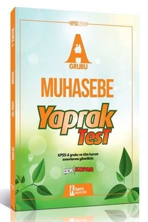 SÜPER FİYAT İsem 2018 KPSS A Muhasebe Çek Kopar Yaprak Test İsem Yayınları