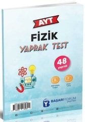 Başarıyorum YKS AYT Fizik 48 Yaprak Test Başarıyorum Yayınları