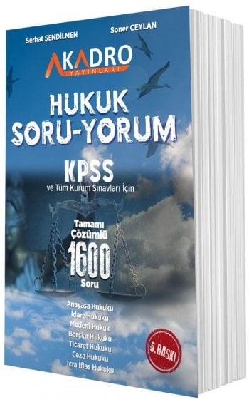 A Kadro KPSS A Grubu Hukuk Soru Yorum Soru Bankası Çözümlü 5. Baskı A Kadro Yayınları