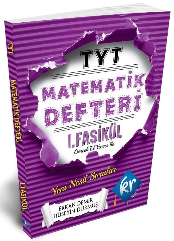 KR Akademi YKS TYT Matematik Defteri 1. Fasikül El Yazısıyla KR Akademi Yayınları
