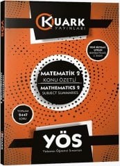 Kuark YÖS Matematik-2 Konu Özetli Soru Bankası Kuark Yayınları