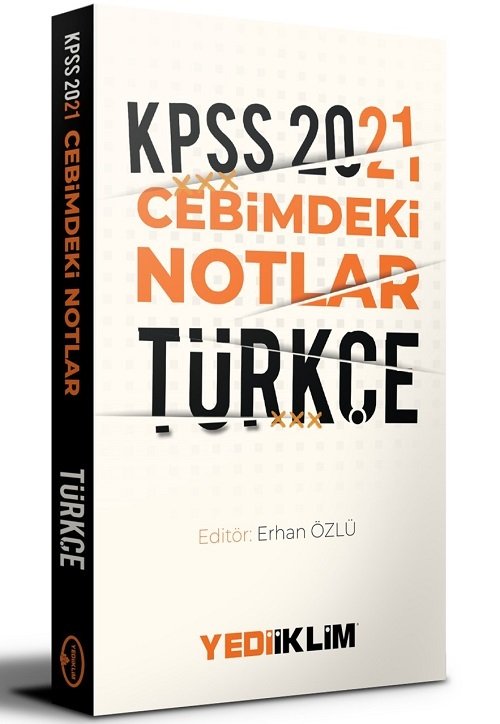 Yediiklim 2021 KPSS Türkçe Cebimdeki Notlar Cep Kitabı Yediiklim Yayınları